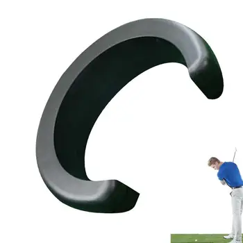 1 бр. чаша за дупки за голф от ABS-пластмаса в бял цвят за голф, пръстен за капака чаши за дупки за голф, тренировъчен симулатор за голф, дизайн дупки
