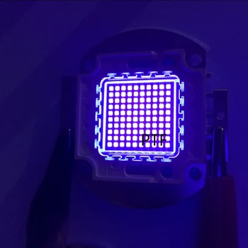 20 W 30 W, 50 w 100 W Высокомощный UV-purple led с ултравиолетови лампи 395нм, чипове за лампи