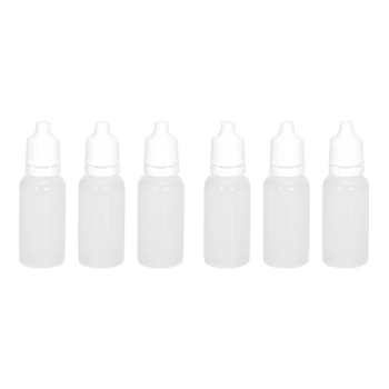 200ШТ 15 мл Празни пластмасови бутилки-пипети за течност за окото, Пипета за еднократна употреба