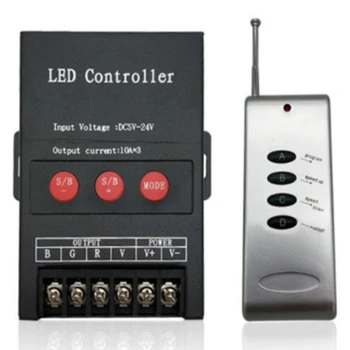 30A Led контролер дистанционно IR управление на голяма мощност 360 W BT-контролер за RGB ивица светлина DC5-24V