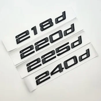3d ABS Черно Лого 216d 218d 220d 225d 228d 230d 235d 240d Букви, Емблеми Стикер Икона на Багажника за Кола За BMW F45 F22 F46 Аксесоари