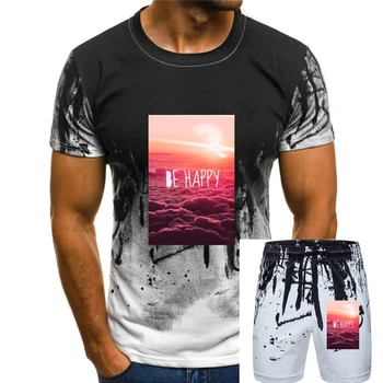 Be Happy Tumblr Instagram Blogger Тениска Жилетка на Мъже, Жени Унисекс 1211 Евтини тениски на едро, 100% памук за мъже