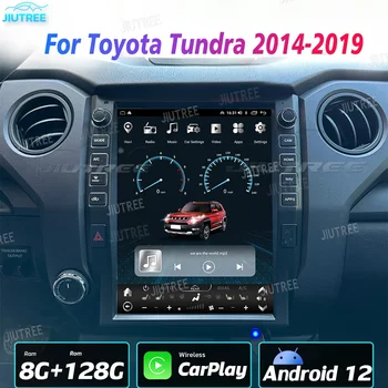 Carplay HD Tesla Екран на Android Автомобилен GPS Мултимедиен Плеър За Toyota Tundra 2014 2015 2016 2017 2018 2019 Стерео Радио Главното Устройство