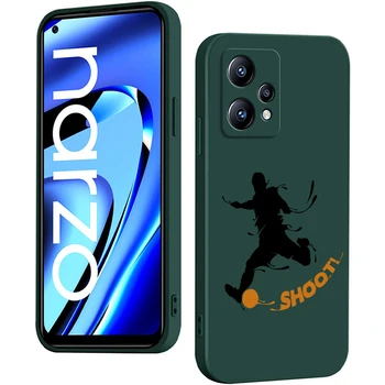 Jzon за Realme Narzo 50 Pro 5G Калъф за вашия телефон, в спортен стил за момчета, Мека делото, Противоударные защитни капаци