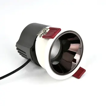 Led лампа COB Открий с регулируема яркост, сребристо-бял, черен профил, 20 W, една хирургична лампа за дома в помещението, нов дизайн