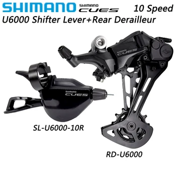 SHIMANO CUES U6000 1X10 Скорости SL-U6000-10R скоростния RD-U6000 Заден Превключвател за МТВ Велосипед Оригинални резервни Части За велосипеди