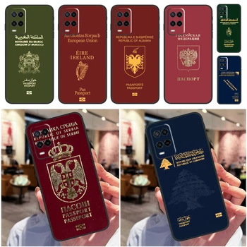 Алжирските Руски Сръбски Испански Паспорт За OPPO A93 A83 A91 A53S а a53 A31 A9 A5 2020 A15 A16 A1K A52 A72 A94 A54 A74 Калъф За вашия телефон