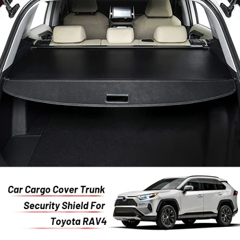 Багажная Покриване на интериора на Колата, Капака на Багажника, Завеса За Багаж, Черна и плъзгаща Се Задна Завеса на Багажника, Подходяща за Toyota RAV4 2020-2022
