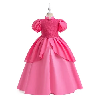 Бебешка рокля с пищни ръкави от дантела, детски дрехи, пола принцеса Бриджит, детски костюм Cos, подарък за Нова година
