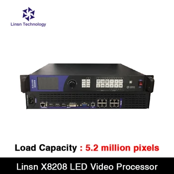 Видеопроцессор Linsn X8208 Товароподемност 5,2 милиона пиксела Универсален led дисплей Контролер с приемно карта Linsn
