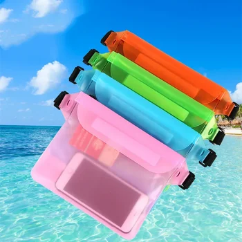 Водоустойчива чанта за мобилен телефон от PVC, фестивал на спрей, плаващи плаж, водоустойчив поясная чанта за мобилен телефон, Спортна поясная чанта
