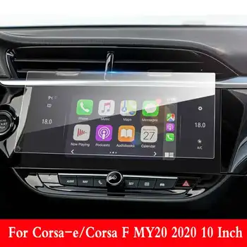 За Corsa-e/Corsa F MY20 2020 10-Инчов Сензорен Дисплей с GPS-навигация От Закалено Стъкло, Защитно Фолио За интериора на колата