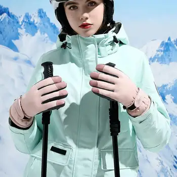 Зимни ръкавици за сензорен екран ветроупорен устойчиви на вода ръкавици Зимни ръкавици за спорт на открито Ветрозащитный сензорен екран за бягане