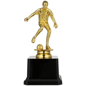 Златна Награда На Трофея Купа На Наградата На Спортни Състезания Пластмасови Футболни Баскетболни Бадминтонные Трофеи, Сувенири Празници