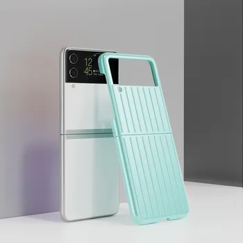 Калъф за Samsung Galaxy Z Flip 3 Wave Stripes Сгъваема машина Galaxy Z Flip3 Калъф за телефон Защитен калъф