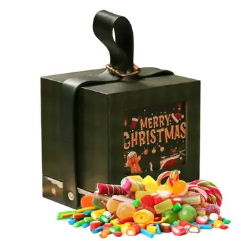 Коледна хартия, детска кутия шоколадови бонбони, декорация за дома, подаръци пакети за подаръци на Керст Ноел, Опаковъчна кутия за предложения