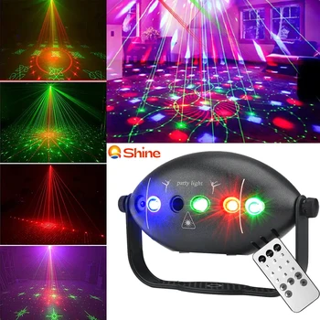 Лазерни светлини дискотеки с 72 модели DJ Светлини Party Светлини Проектор Осветление в помещението Лампа-светкавица Ефект на сценичното осветление, DJ Disco