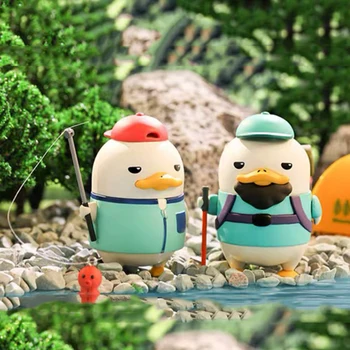 Мультяшная серия Duckoo Camping Duck Аниме Фигурки на Кукли, Играчки, Подаръци за деца момичета