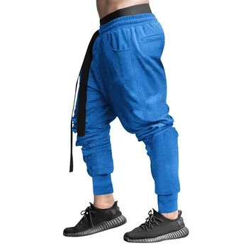 Мъжки Спортни панталони, Спортни панталони с завязками на щиколотках, спортни панталони с джобове, удобни Модни панталони