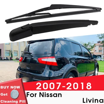 Повечето автомобилни остриета задна чистачки Четки за Nissan Livina 2007-2018 Хетчбек Предното стъкло Автостайлинг