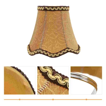 Подмяна на абажура на лампата Torchiere Текстилен Лампа Притежателя Щеки Декоративна капачка