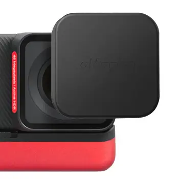 Силиконовата капачка за обектива, за да широкоугольной подобрена камера insta360 ONE RS 4k Защитен калъф за защита от надраскване, аксесоар за защита от драскотини