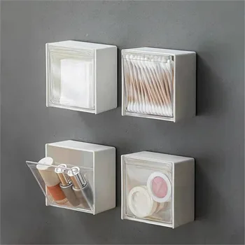 Стенен кутия за съхранение в японски стил, удобен и практичен Кутия за съхранение, Бял Малка кутия за съхранение, бяла картонена кутия