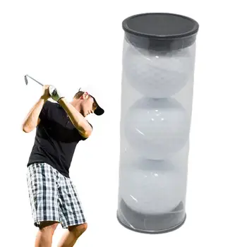Тръба за топка за голф, Прозрачна кутия за съхранение на топки за голф, витрини за сувенири, витрини за топките за голф, за дома, офиса, кабинет, гараж