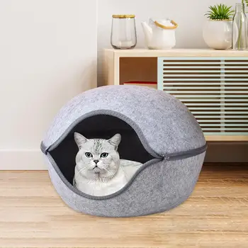 Туннельная легло за котки в затворени помещения, Дишаща играчка за дресура на котки, Моющийся котешки къща