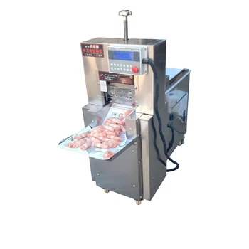 Търговски електрическа мелачка за нарязване на агнешко и говеждо месо Машина за рула агнешко месо от неръждаема стомана 2200 W